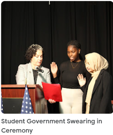 student government swearing in ceremony