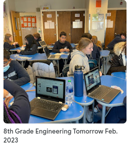 8th Grade Engineering Feb. 2023