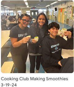 Cooking Club Making Smoothies 3-19-24