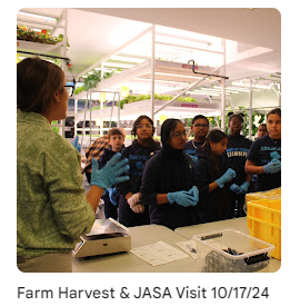 students working in the farm