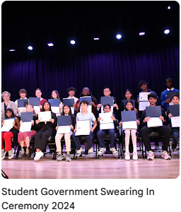 Student Government Swearing In Ceremony 2024