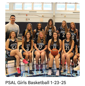 girls basketball team with coach