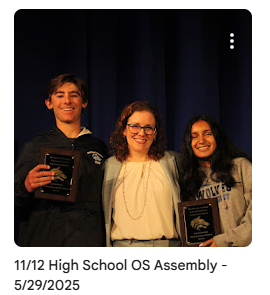 Student Government leaders with awards