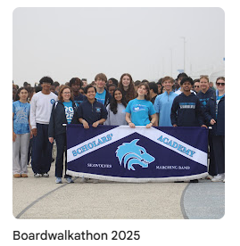 Scholars' Academy walking on the boardwalk