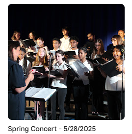 Scholars preform at the spring concert