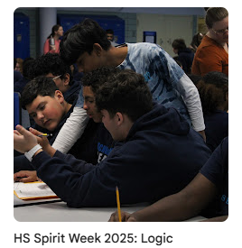 Scholars' students working together during logic competition