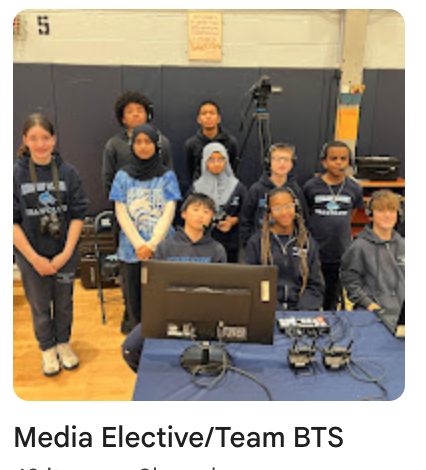 Media Elective students at work