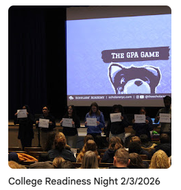 Students in auditorium during presentation