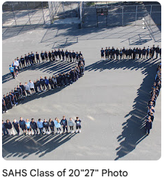 students forming 27